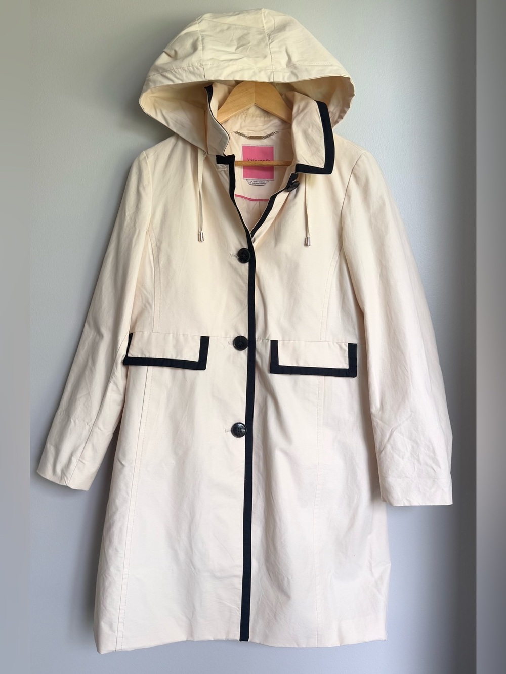 Kate Spade ‘Framed Top Collar SB Trench’